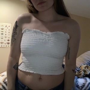 White tube top